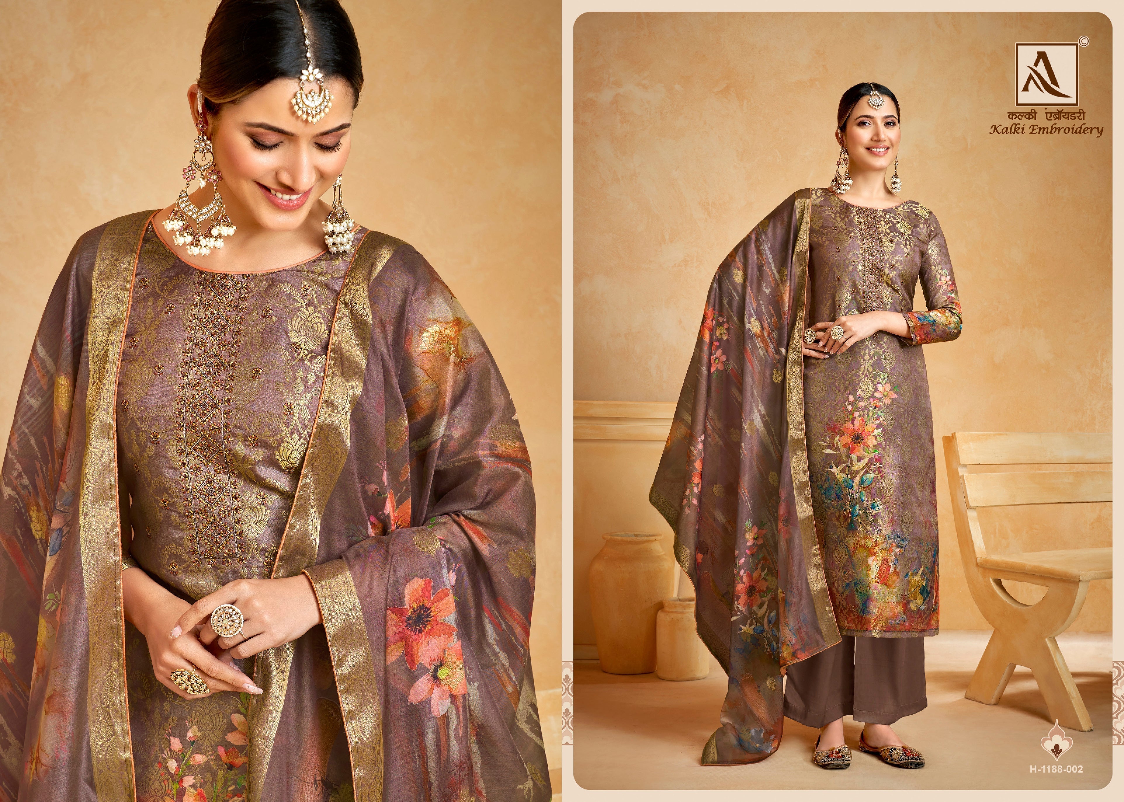 KALKI EMBROIDERY (6 PCS)