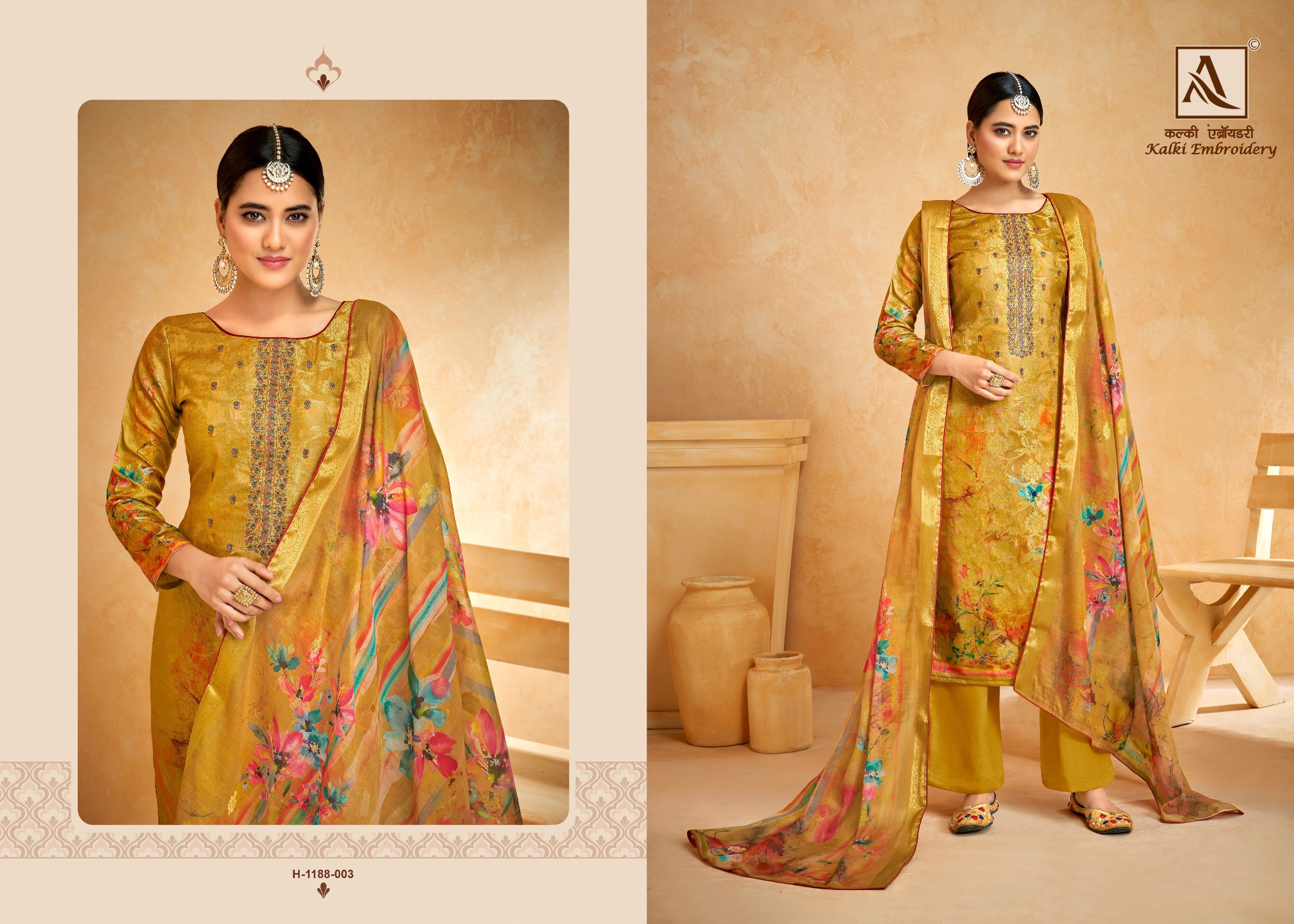 KALKI EMBROIDERY (6 PCS)