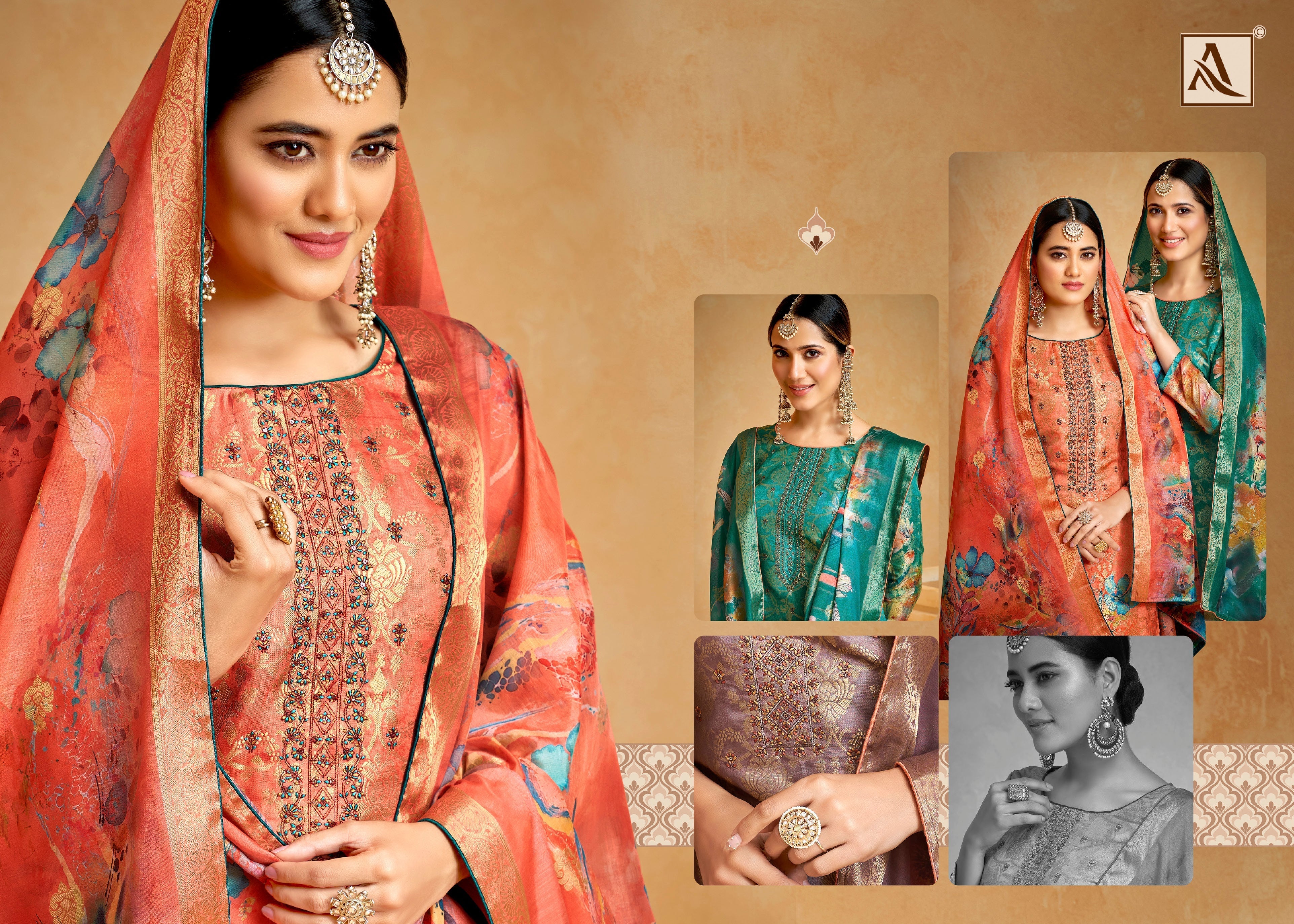 KALKI EMBROIDERY (6 PCS)
