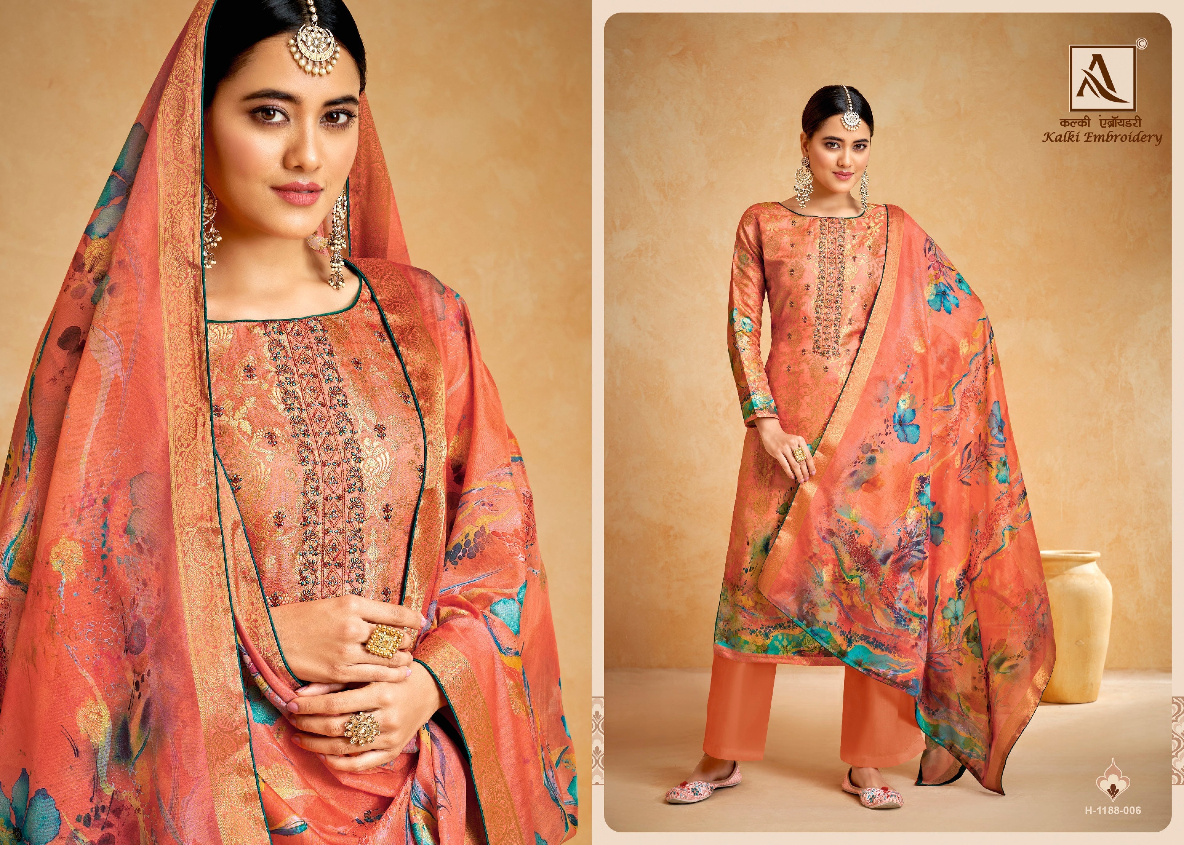 KALKI EMBROIDERY (6 PCS)